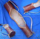 Tube side quiver   hard leather, Archery arrow holder  