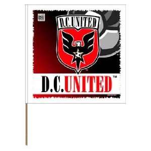 MLS D C United Stick Flags   Set of 2 