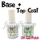 each 15ml Soak Off Nails UV Gel Polish Base+Top Coat