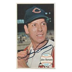  John Romano Autographed 1964 Topps Giants Card: Sports 