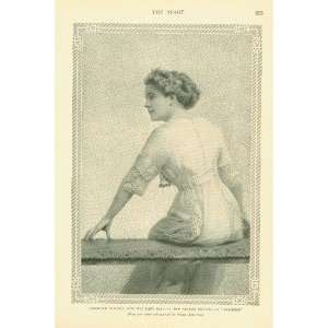 1912 Print Actress Christine Nielsen 