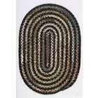 Super Area Rugs 3ft x 5ft Oval Braided Rug Soft Chenille Area Rug 