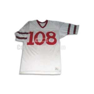   White No. 108 Team Issued Cornell Football Jersey: Sports & Outdoors