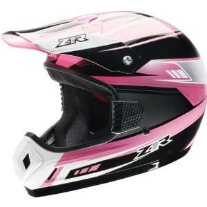 Z1R Roost Volt Youth MotoX Motorcycle Helmet   Pink / Large/X Large