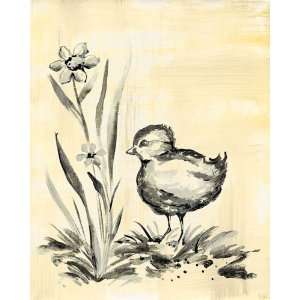  Oopsy daisy Toile Chickie Black & Cream Wall Art 18x24 