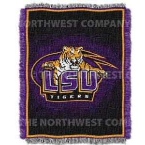 LSU Tigers 48 X 60 College Acrylic Blanket By The Northwest Company