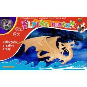  3d Wooden Puzzle flying Dragon Toys & Games