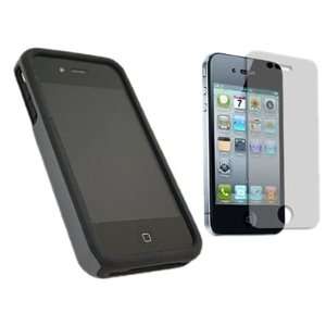   Skin/Gel & LCD Screen Protector Guard For Apple iPhone 4 Electronics