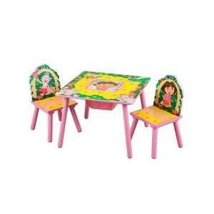  Delta Storage Table and Chairs with Restickables   Dora 