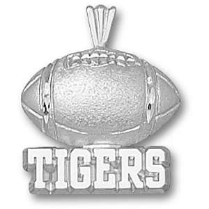   Louisiana State Tigers Sterling Silver Football Pendant Sports