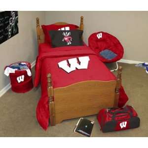  New Bed In A Bag Bedding Set Wisconsin Badgers