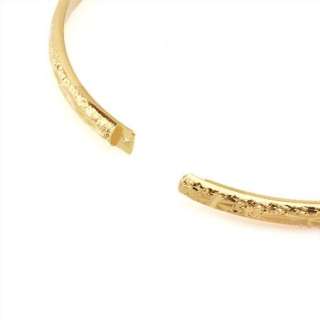 Low Price 3PCS Carved 18k gold filled Girls Bracelet 57mm Women 