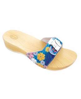Scholl Pescura Heel Flower Power Sandal   Multi coloured   Sizes 3 to 