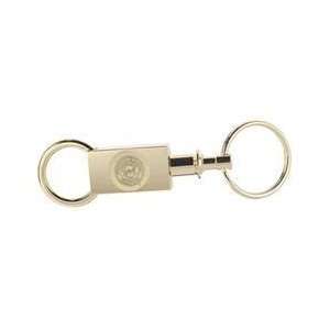 Illinois   Two Sectional Key Ring   Gold  Sports 