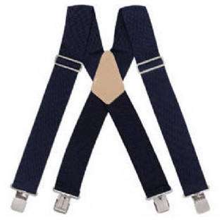 Ronson Corp Blue Extra Wide Work Suspenders 