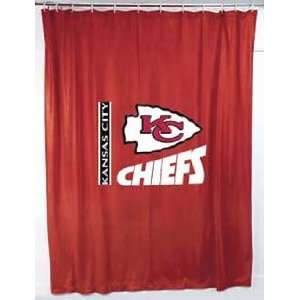   : Kansas City Chiefs NFL Shower Curtain **Closeout**: Home & Kitchen