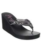 Womens JELLYPOP Maddox Black Smooth Shoes 
