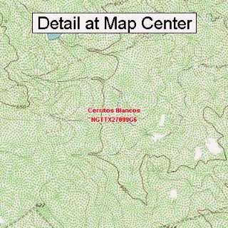  USGS Topographic Quadrangle Map   Cerritos Blancos, Texas 