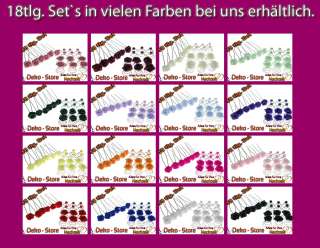 18 Teiliges Set in vielen Farben   Ihre Wunschfarbe können Sie oben 