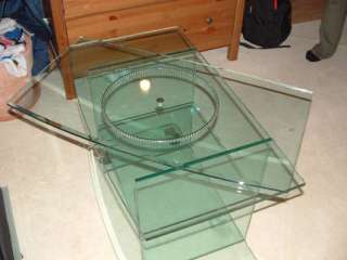 Fernsehglastisch auf rollen mit drehbarer Glasscheibe in Nordrhein 
