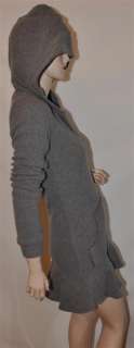 VOOM by Joy Han Adrian Hooded Dress in Grey size L  