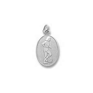 Female Soccer Charm   Gold Plated Jewelry