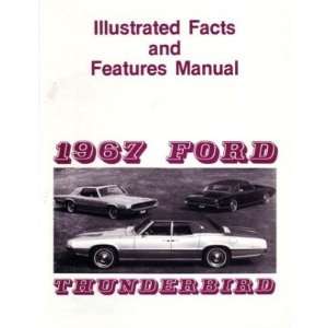  1967 FORD THUNDERBIRD Facts Features Sales Brochure 