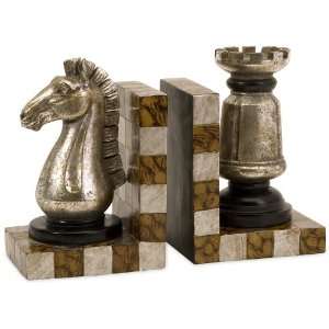  Chess Bookends   Set of 2 Electronics