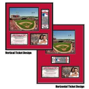    Great American Ball Park Ticket Frame   Reds