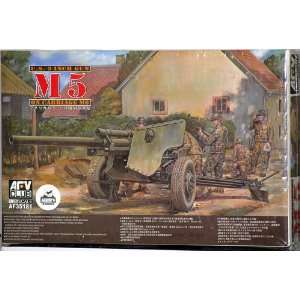  AFV Club Models 1/35 US 3 Inch Gun M5 on Carriage M6 Toys 