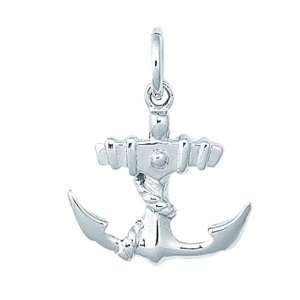  Sterling Silver Anchor Charm Arts, Crafts & Sewing