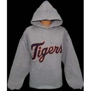 New 2XL Tall MLB Detroit Tigers Embroidered Pullover Hoodie / Jacket 