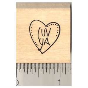  Tiny Luv Ya Heart Rubber Stamp Arts, Crafts & Sewing
