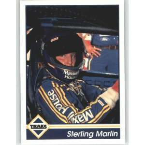  1992 Traks #22 Sterling Marlin   NASCAR Trading Cards 