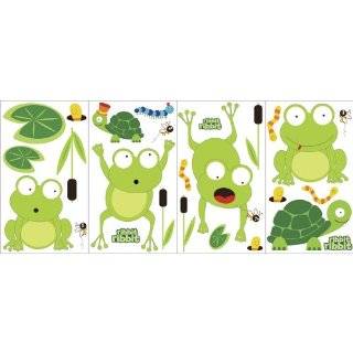  Large Green Frog Wall Stickers, Decals, Wall Decor 