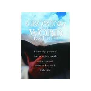  Postcards Invitation Growing In The Word (Package of 25 