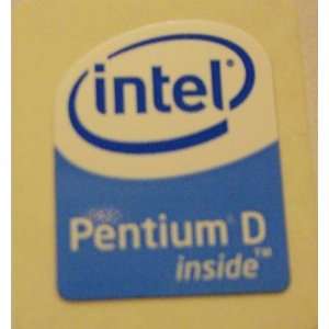  Intel Pentium D Logo Stickers Badge for Laptop and Desktop 