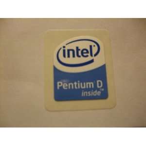  Intel Pentium D Logo Stickers Badge for Laptop and Desktop 