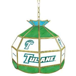 Tulane University Stained Glass Tiffany Lamp   16 Inch