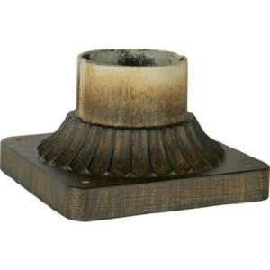 Iron Oxide Fluted Post Mount Adapter
