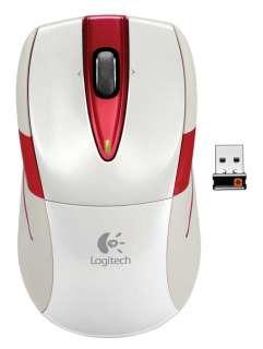 Logitech Wireless Mouse M525   White/Red (910 002700)