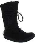 Womens Rocket Dog Hazel Black Winter Suede Mid Calf Casual Boots Shoes