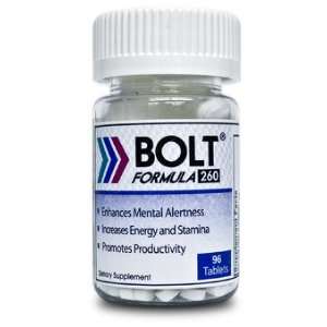  Bolt 260 Energy Supplement   Boost Energy   96 Tablets 