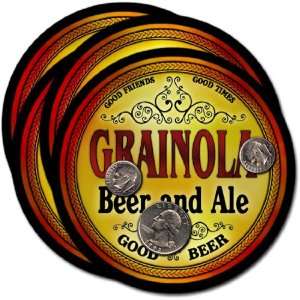  Grainola, OK Beer & Ale Coasters   4pk 