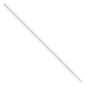  10k WG .5mm Solid D/C Cable Chain 18 Inches Jewelry
