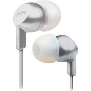   JWin Silver Lightweight In Ear Stereo Earphones Musical Instruments
