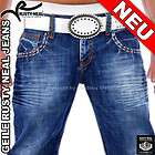   RUSTY NEAL JEANS HOSE BLUE USED DENIM    ImageSearch Beta