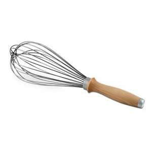   12 Inch Firm Balloon Whisk with Maple Wood Handle