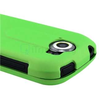 3x White+Red+Green Rubberized Hard Case+Pro For HTC T Mobile MyTouch 