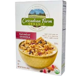 Cascadian Farm   Fruit & Nut Granola   13.25 oz.  Grocery 